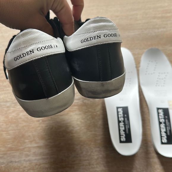 Golden Goose Super-Star Classic Black Size 38 Made in Italy NIB - Picture 5 of 11